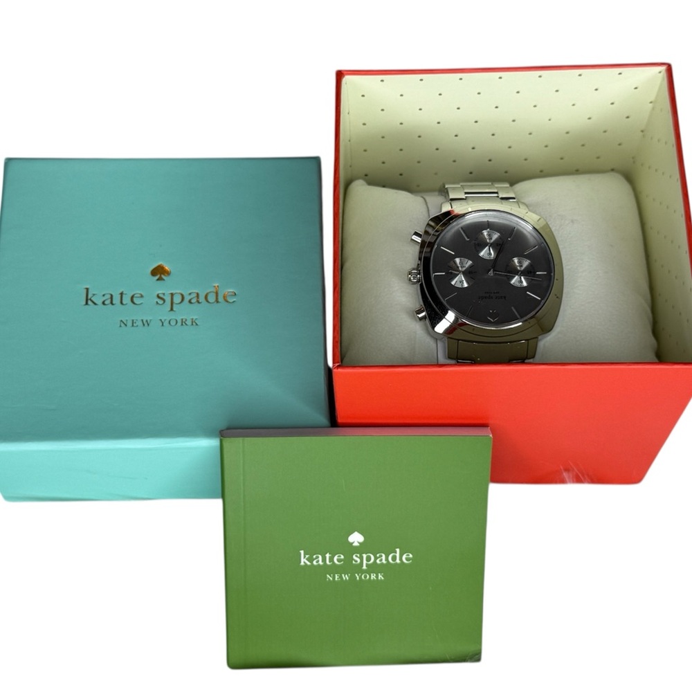 (MT332) NWT/NIB Kate Spade Brooklyn Chronograph Watch